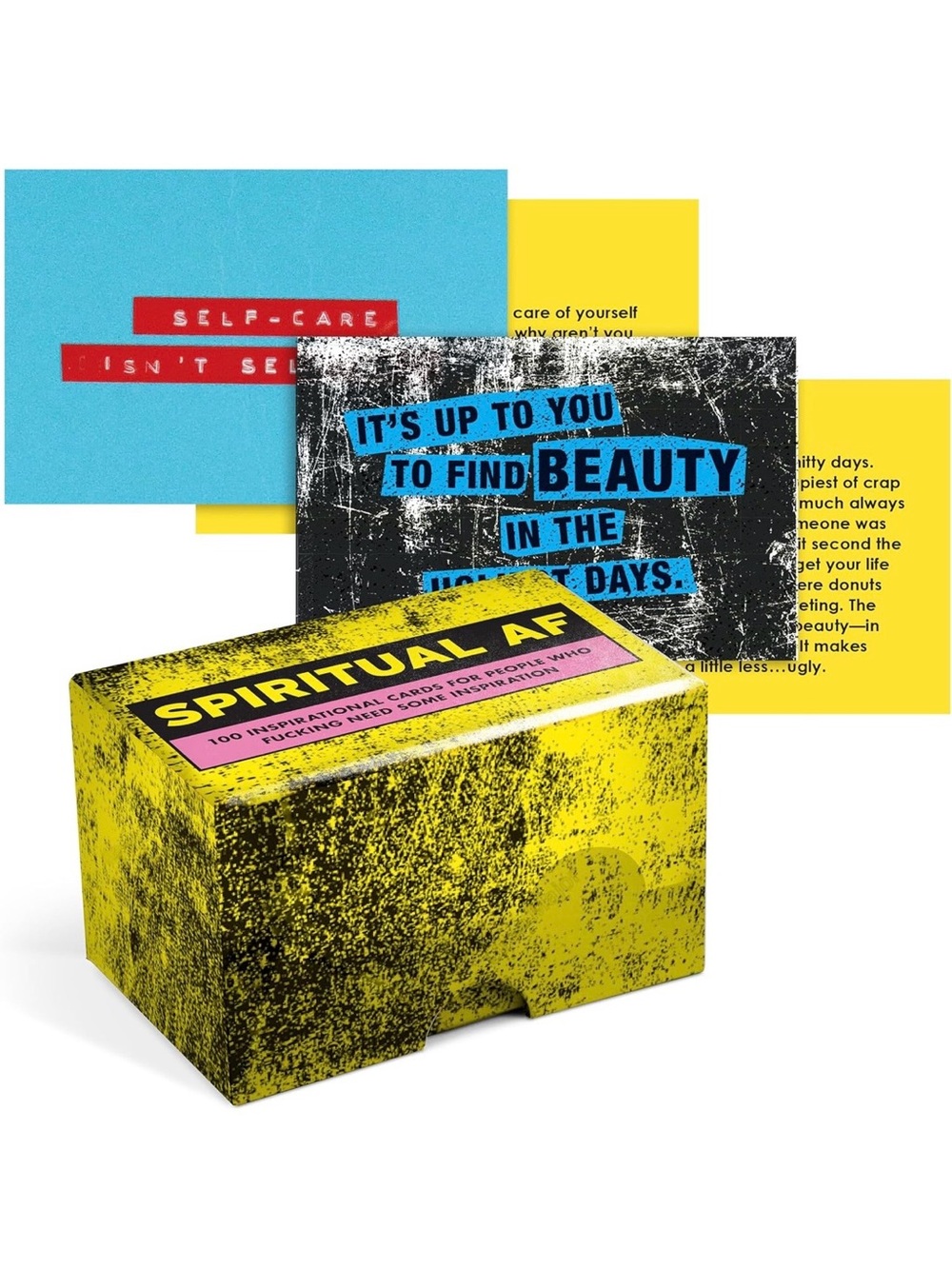 Spiritual AF Deck - 100 Inspirational Cards for Potty Mouths (Knock Knock)